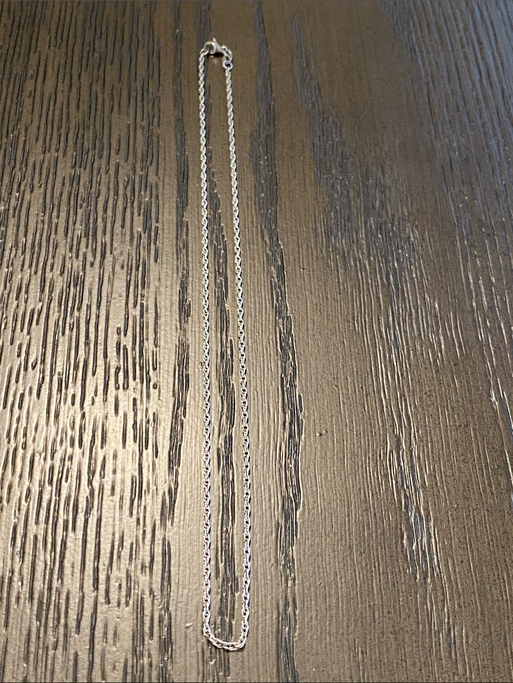 JAMES AVERY Medium Rope Chain Necklace Sterling Silver 18in